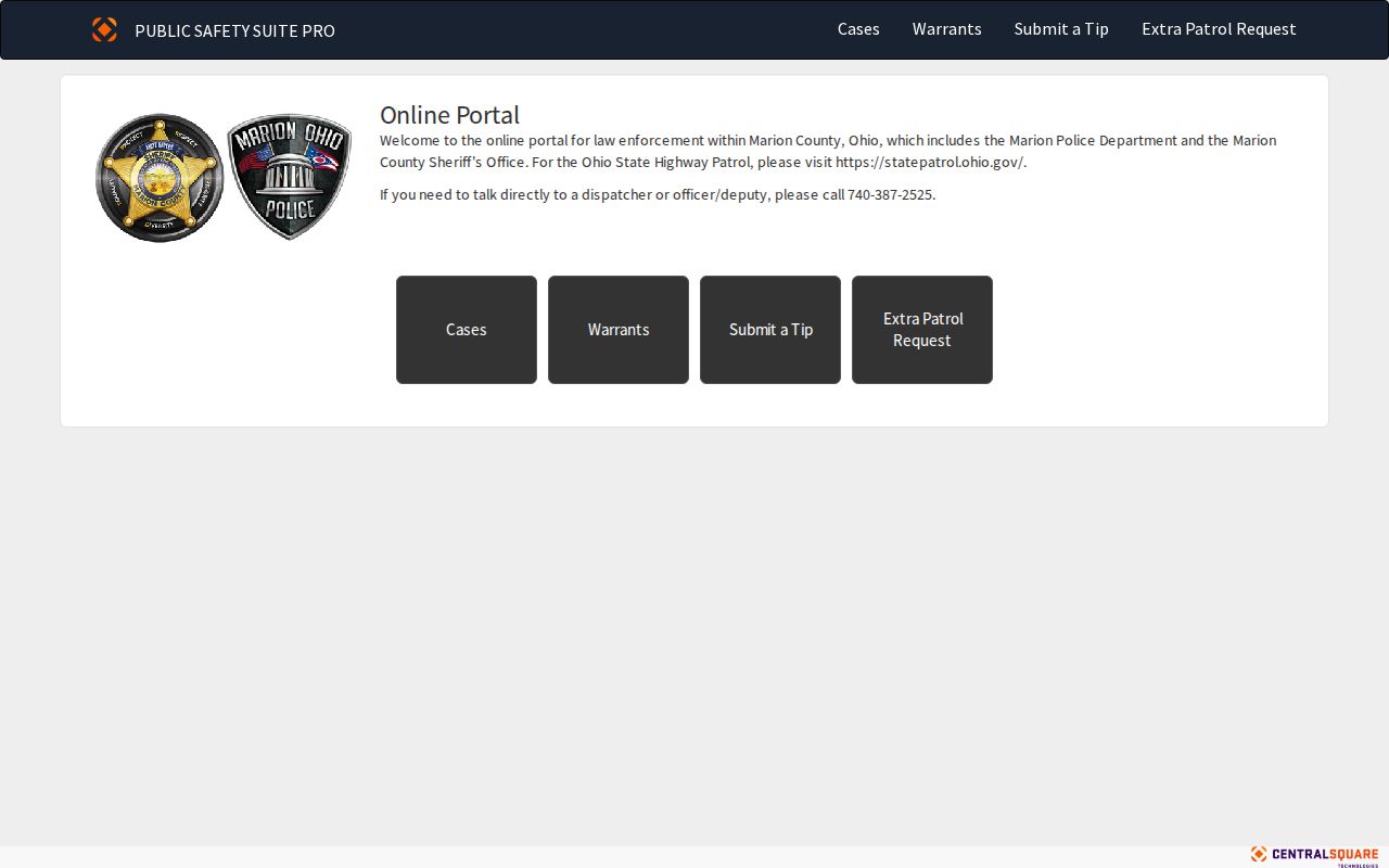 Marion residents directory Marion County Sheriff public portal